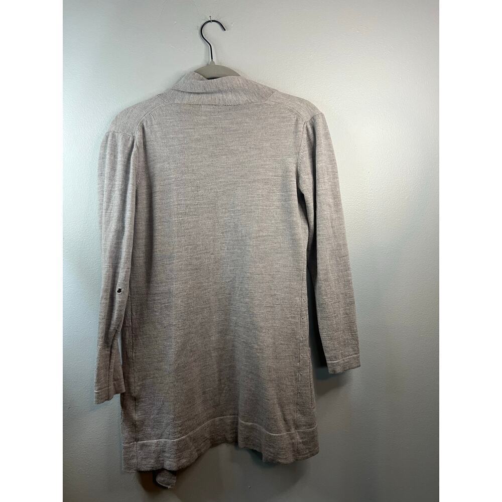 Brunella Gori Womens Gray Open Front Cardigan Size Medium - Picture 4 of 5